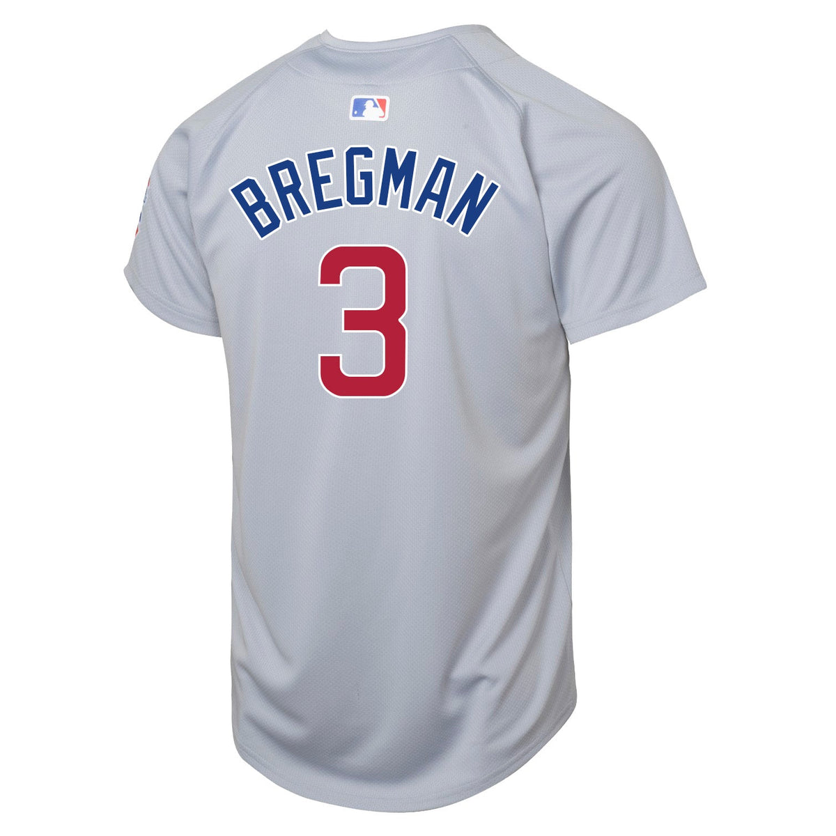 Alex Bregman Chicago Cubs Nike Youth Road Grey Limited Jersey product image 2, provided for visual reference and product