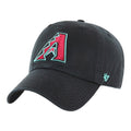 Arizona Diamondbacks '47 Clean Up Black Adjustable Hat product image 1, provided for visual reference and product detail