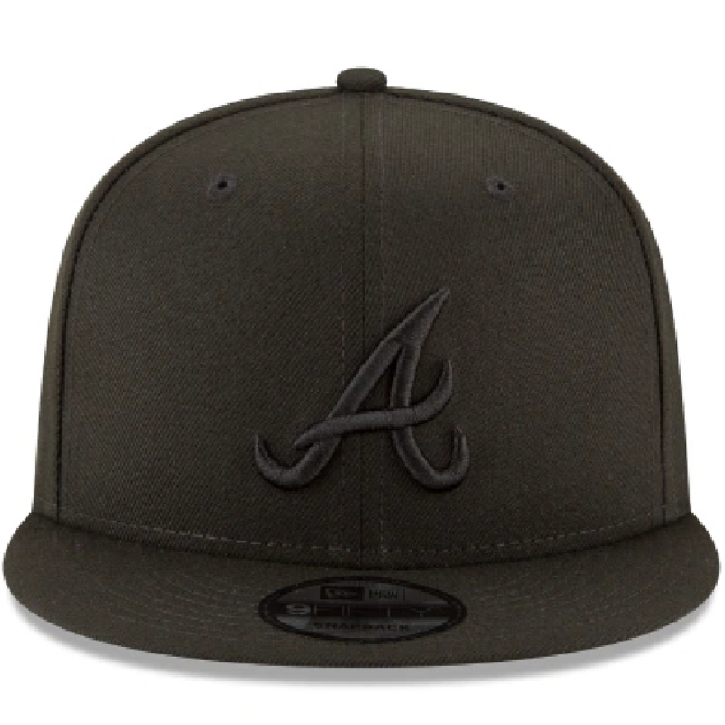 Atlanta Braves Mlb Basic 9Fifty Snapback-Black/Black product image 3, provided for visual reference and product detail review