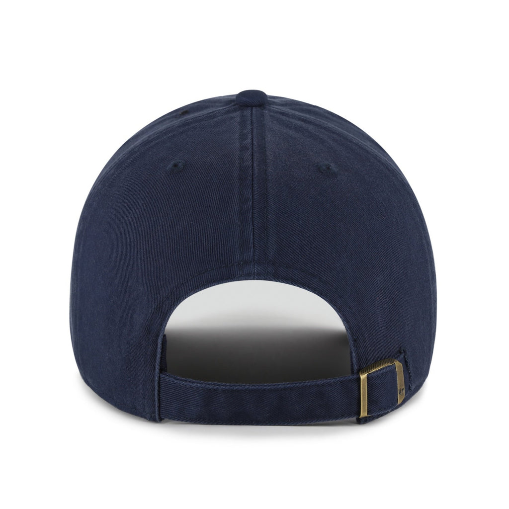 Atlanta Braves '47 Navy Clean Up Adjustable Hat product image 2, provided for visual reference and product detail review