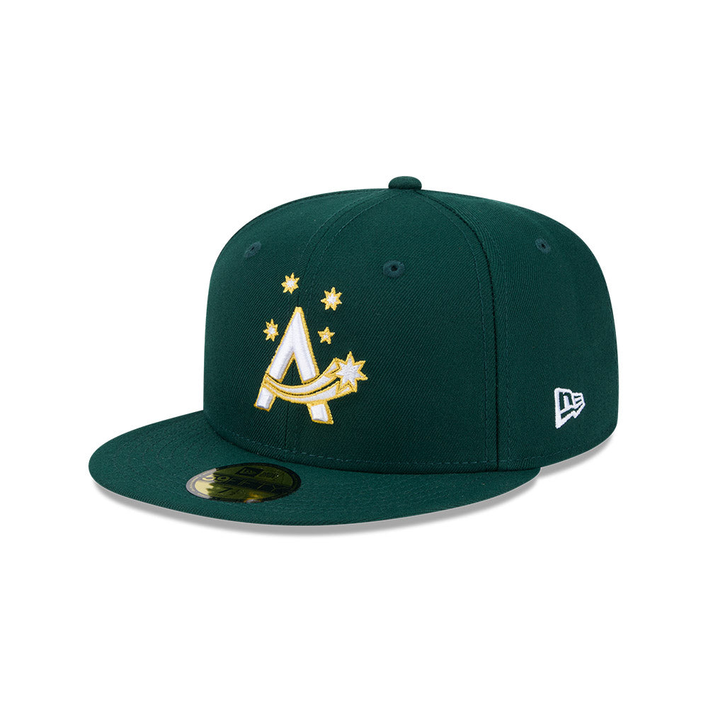 Australia World Baseball Classic 2026 New Era 59FIFTY Fitted Hat product image 1, provided for visual reference and product