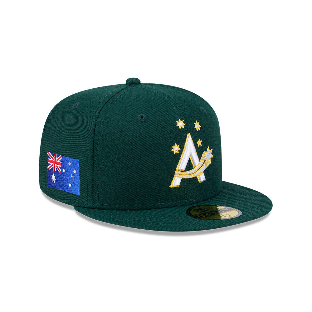 Australia World Baseball Classic 2026 New Era 59FIFTY Fitted Hat product image 3, provided for visual reference and product