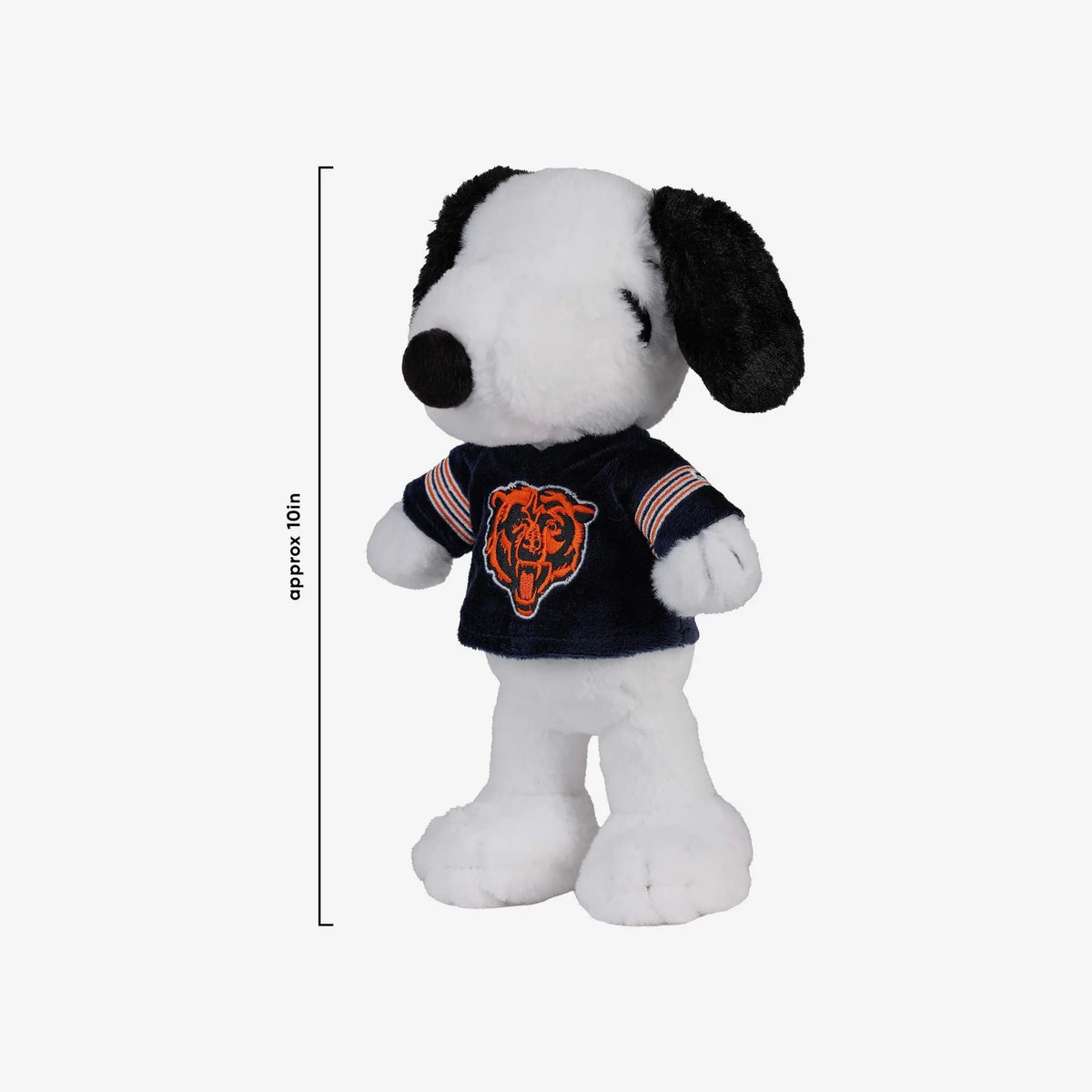 Chicago Bears 10" Snoopy Peanuts Jersey Plush product image 2, provided for visual reference and product detail review