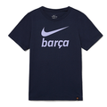 Nike FC Barcelona Big Kids' Soccer T-Shirt product image 1, provided for visual reference and product detail review
