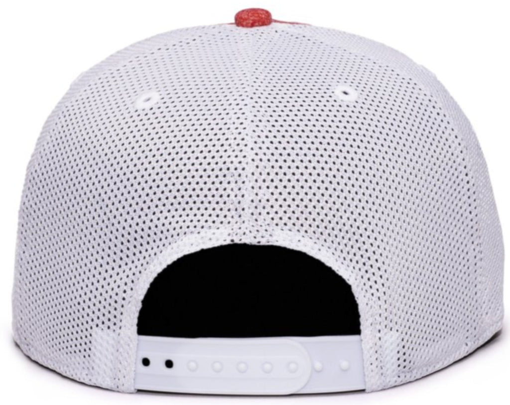 FI COLLECTIONS BAYERN MUNICH DRIBBLING Snapback HAT-RED/WHITE product image 6, provided for visual reference and product