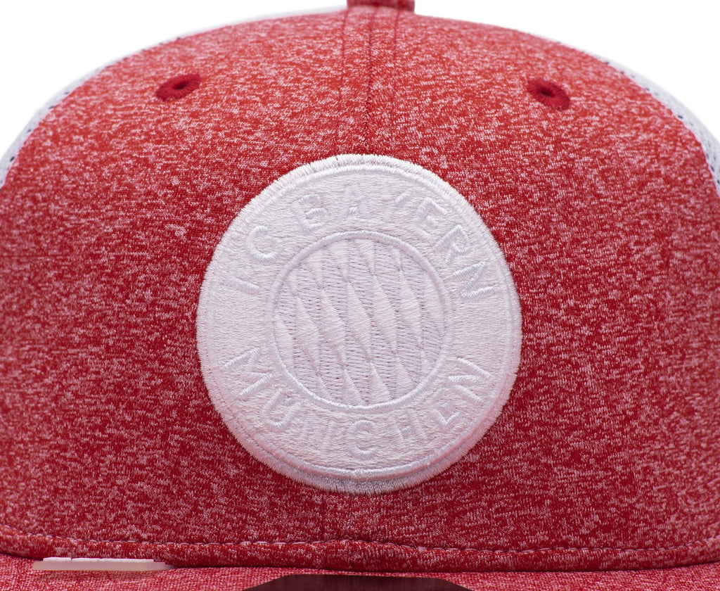 FI COLLECTIONS BAYERN MUNICH DRIBBLING Snapback HAT-RED/WHITE product image 4, provided for visual reference and product