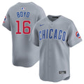 Matthew Boyd Chicago Cubs Nike Men Road Grey Limited Jersey product image 1, provided for visual reference and product