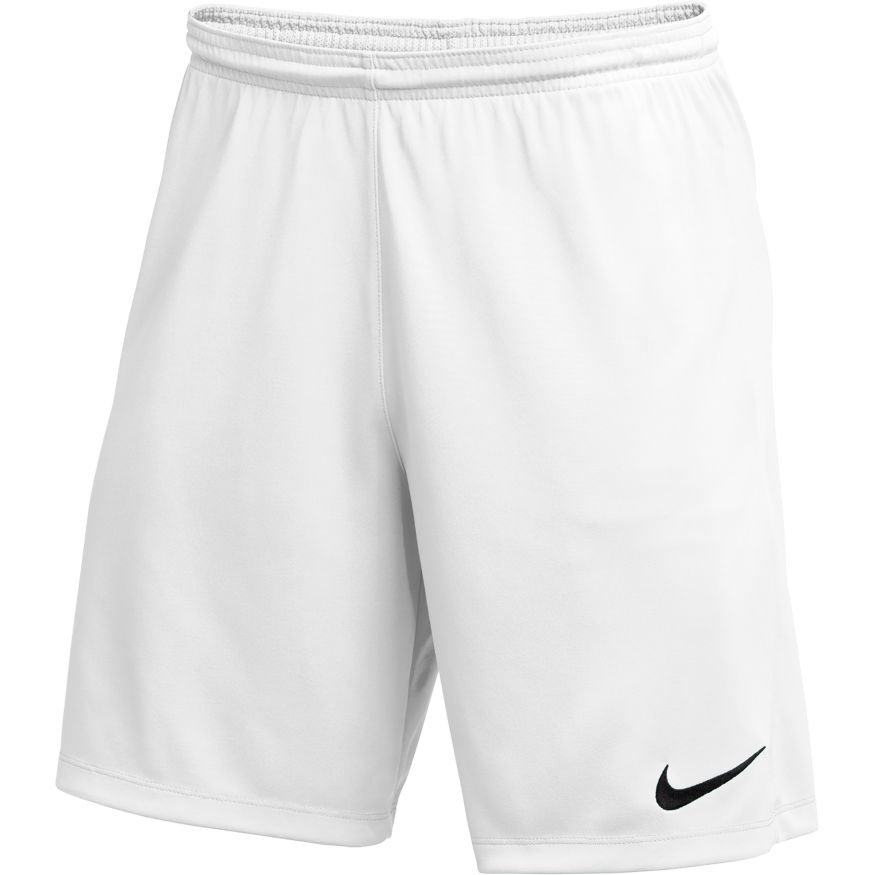 Nike Men Dri-FIT Park III Shorts-White product image 1, provided for visual reference and product detail review