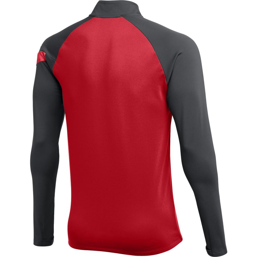 Nike Academy Dri-Fit Drill Top-Red/Anthracite/White product image 2, provided for visual reference and product detail review