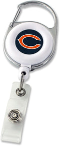 Chicago Bears Deluxe Clip Aminco Badge Reel product image 1, provided for visual reference and product detail review