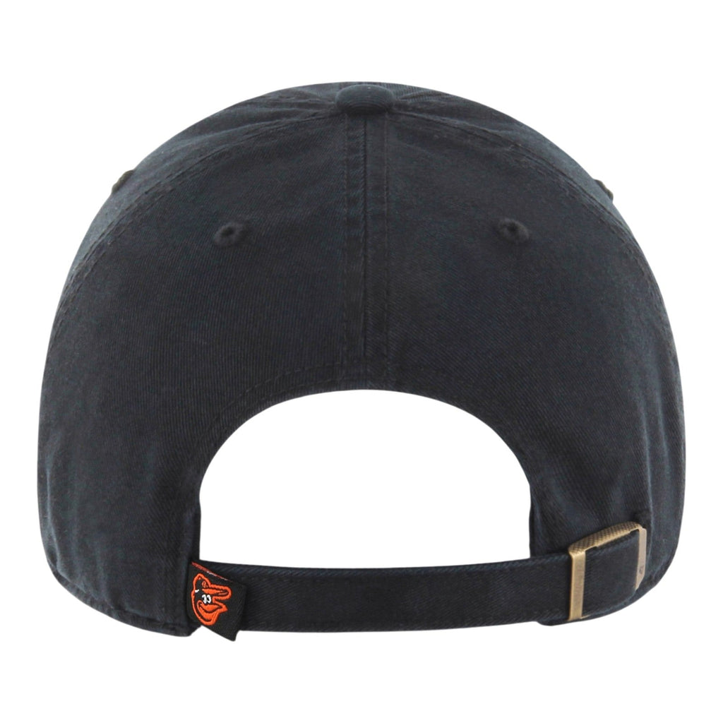 Baltimore Orioles '47 Clean Up Black Adjustable Hat product image 2, provided for visual reference and product detail review