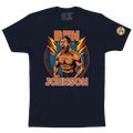 Ben Johnson Shirtless T-Shirt by Obvious Shirts product image 1, provided for visual reference and product detail review