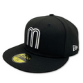 New Era Official Mexico 59Fifty Fitted Hat-Black product image 1, provided for visual reference and product detail review