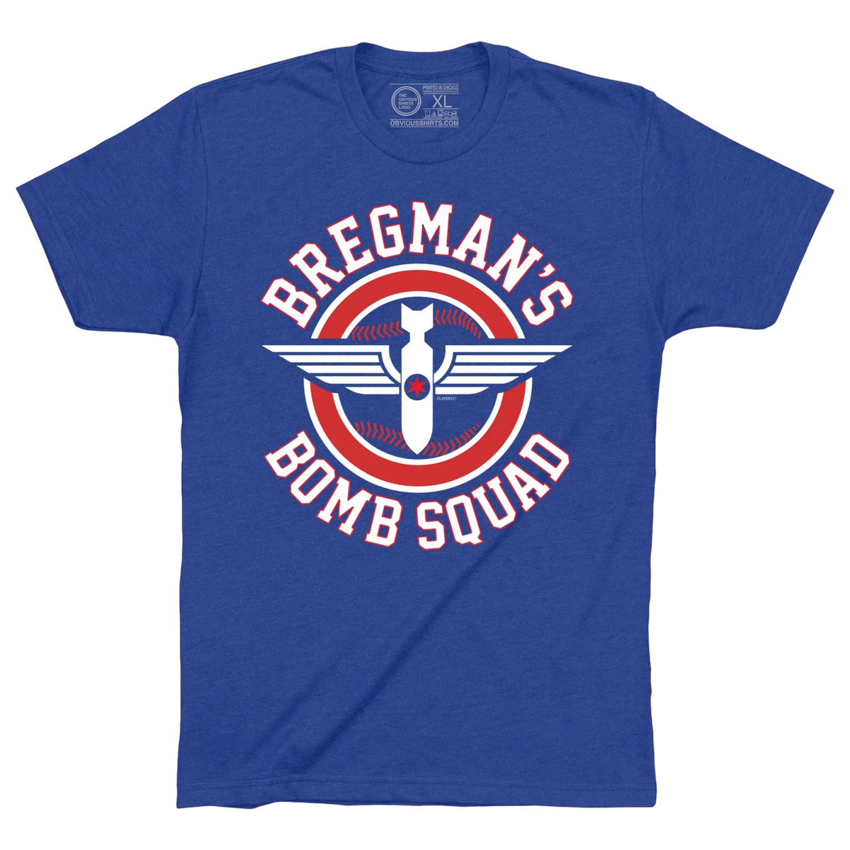 Bregman's Bomb Squad By Obvious Shirts product image 1, provided for visual reference and product detail review