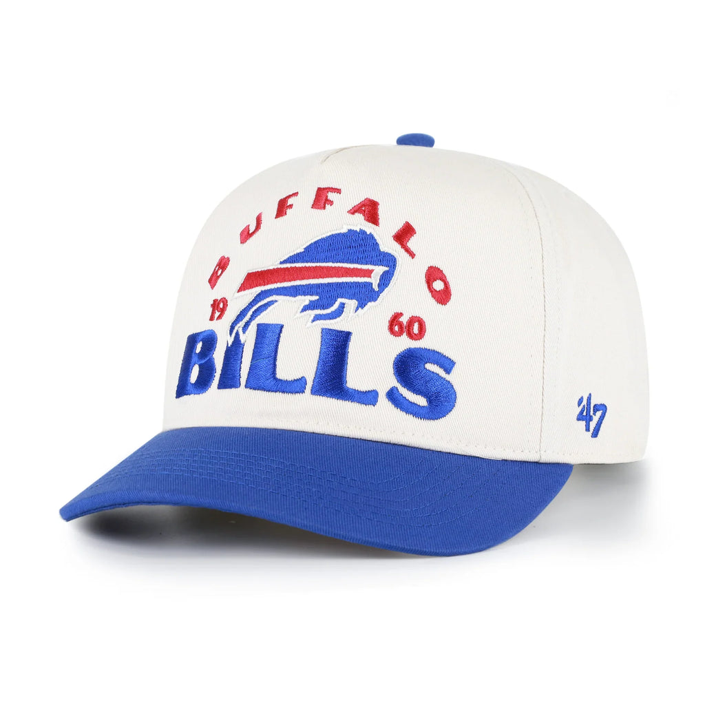 Buffalo Bills Arcitext ’47 Hitch Relaxed Fit Adjustable Hat product image 1, provided for visual reference and product