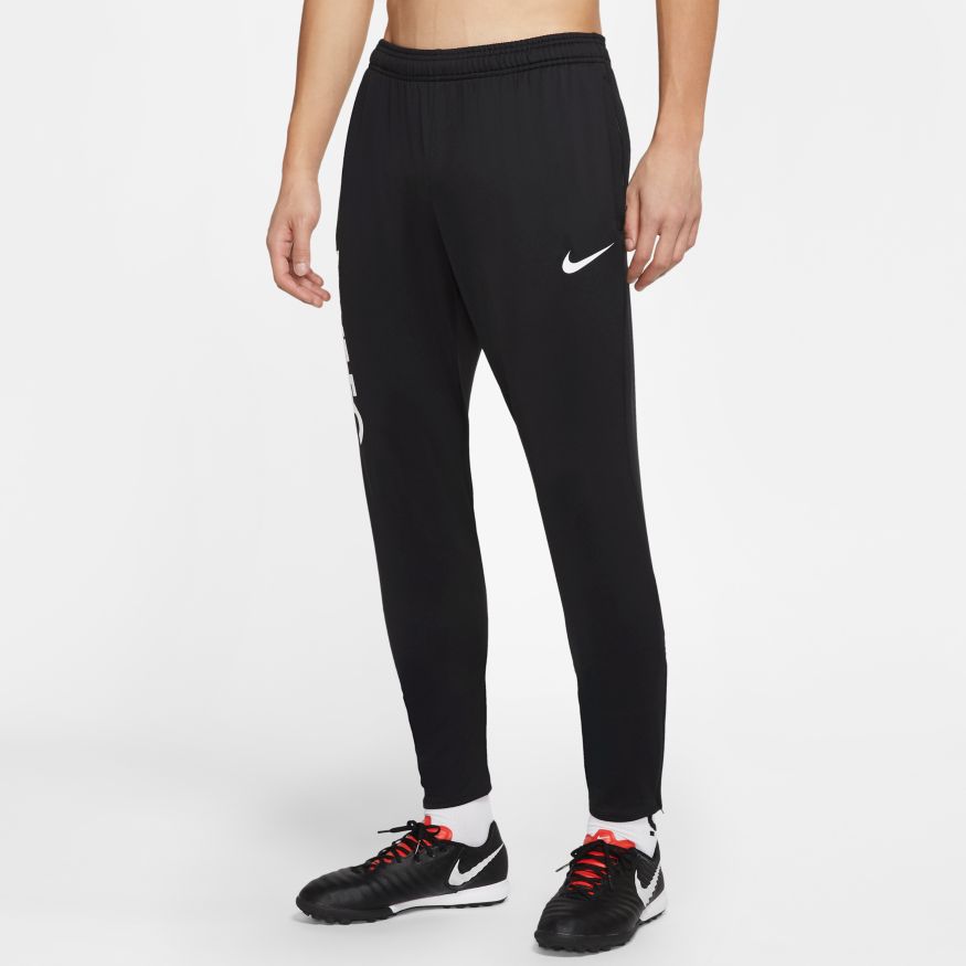 Nike F.C. Essential Men Soccer Pants-Black product image 1, provided for visual reference and product detail review