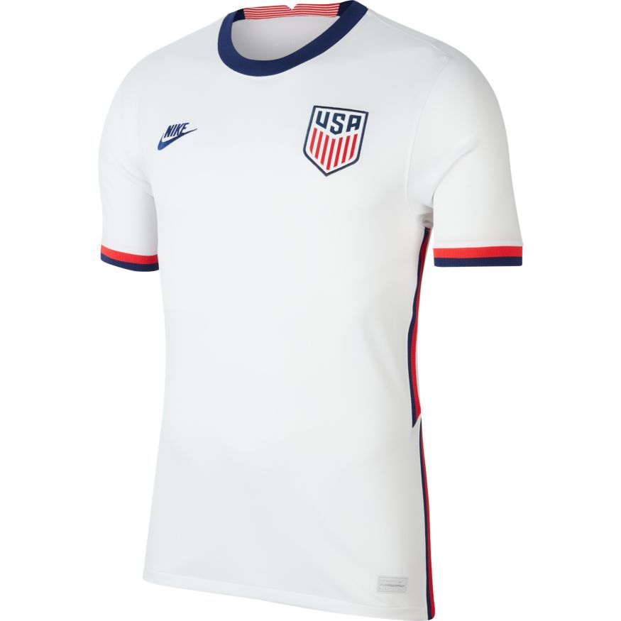 Nike U.S. Stadium Home Men Soccer Jersey 2020 product image 1, provided for visual reference and product detail review
