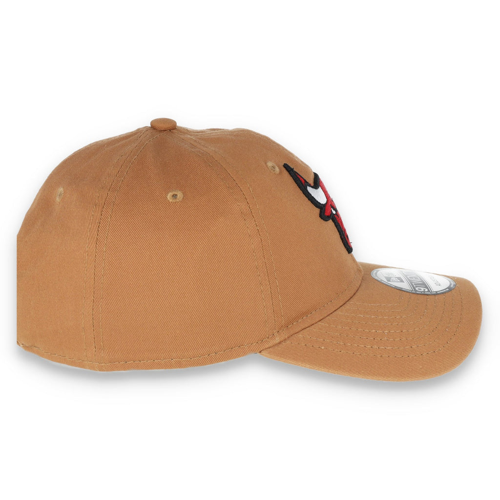 Chicago Bulls New Era Core Classic 9Twenty Adjustable-Tan product image 6, provided for visual reference and product detail