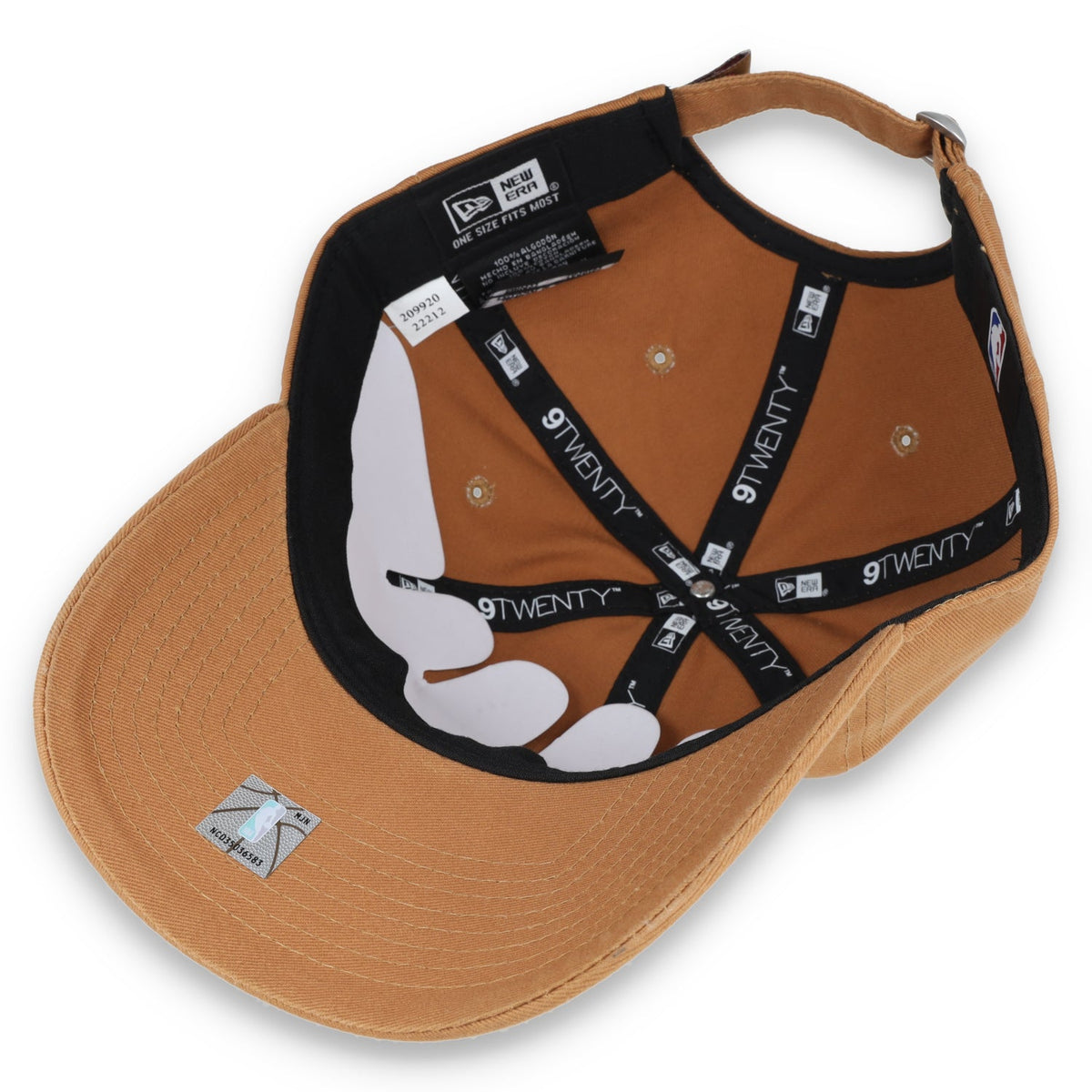 Chicago Bulls New Era Core Classic 9Twenty Adjustable-Tan product image 7, provided for visual reference and product detail