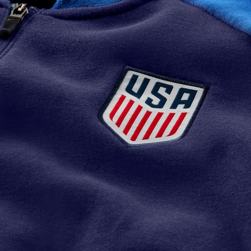Nike U.S. Men Fleece Soccer Jacket product image 3, provided for visual reference and product detail review