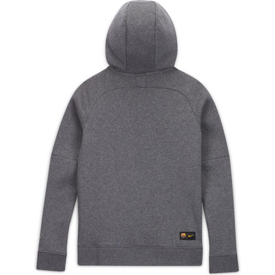 Nike FC Barcelona Big Kids' Fleece Pullover Soccer Hoodie product image 2, provided for visual reference and product detail