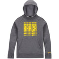 Nike FC Barcelona Big Kids' Fleece Pullover Soccer Hoodie product image 1, provided for visual reference and product detail
