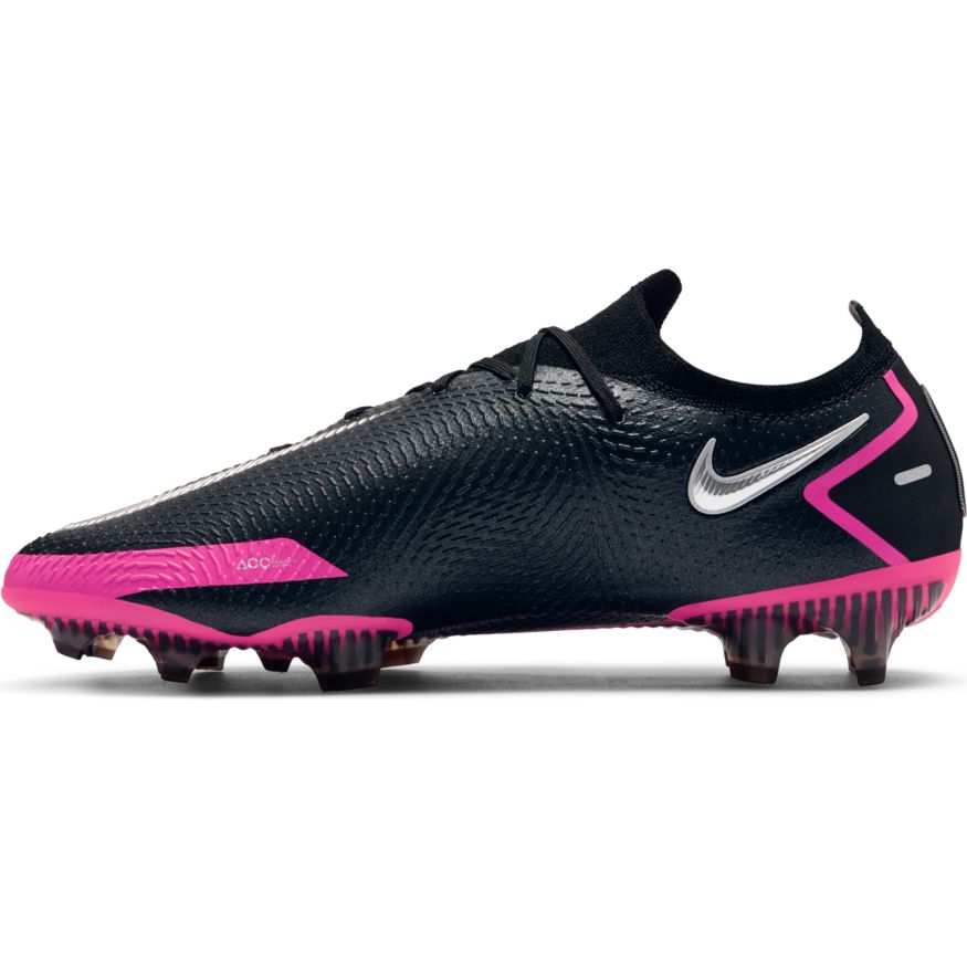 Nike Phantom GT Elite FG - Black/Pink product image 2, provided for visual reference and product detail review