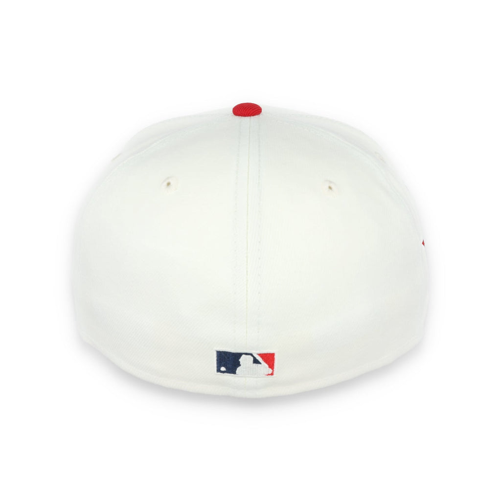 New Era Cleveland Indians 1935 All Star Game Patch 59FIFTY Fitted Ivory Hat product image 3, provided for visual reference