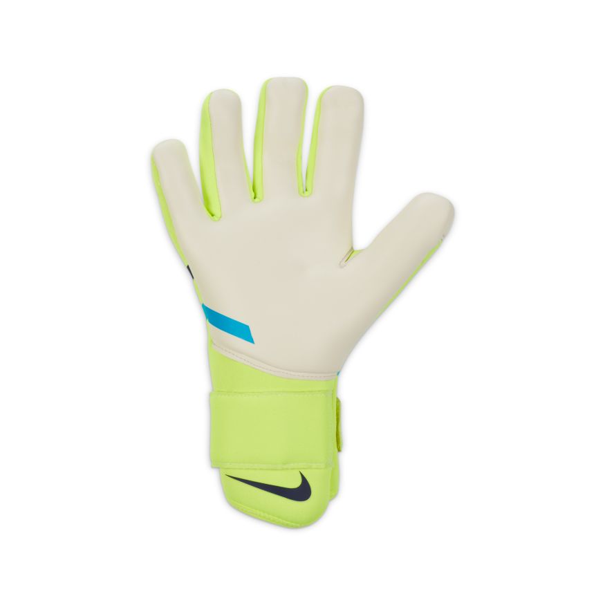 Nike Phantom Shadow Goalkeeper Gloves-VOLT/WHITE/BLACKENED BLUE product image 2, provided for visual reference and product