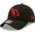Arizona Cardinals New Era 2.0 Core Classic 9TWENTY Adjustable Hat - Black product image 1, provided for visual reference and