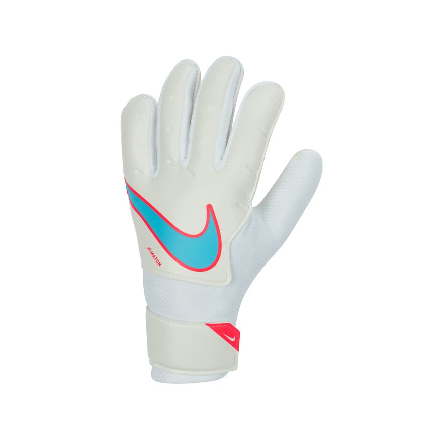 Nike Jr. Goalkeeper Match-WHITE/WHITE/BALTIC BLUE product image 1, provided for visual reference and product detail review