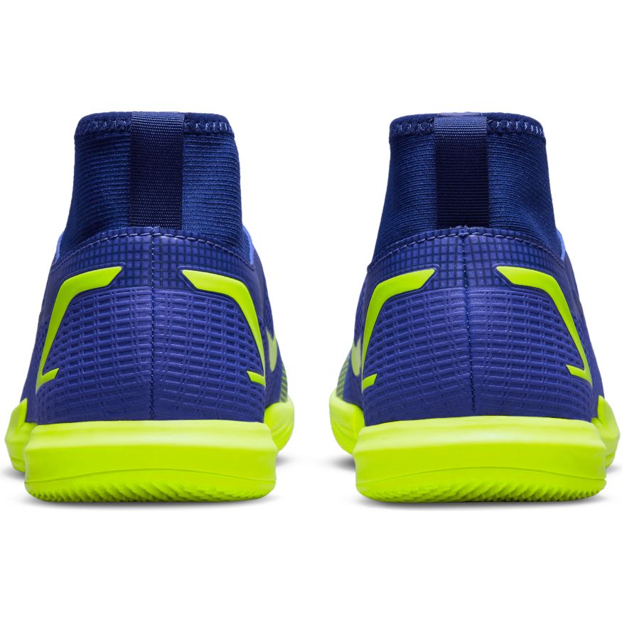 Nike Jr. Mercurial Superfly 8 Academy IC-LAPIS/VOLT-BLUE VOID product image 4, provided for visual reference and product