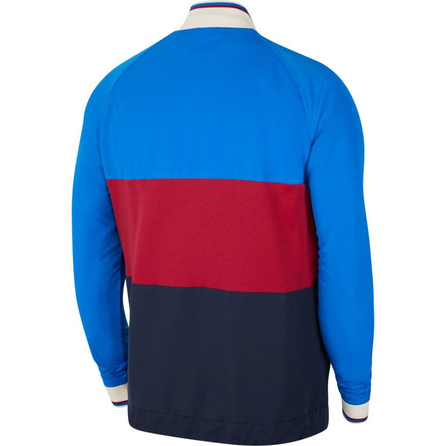 NIKE FC Barcelona Men Full-Zip Soccer Track Jacket product image 2, provided for visual reference and product detail review