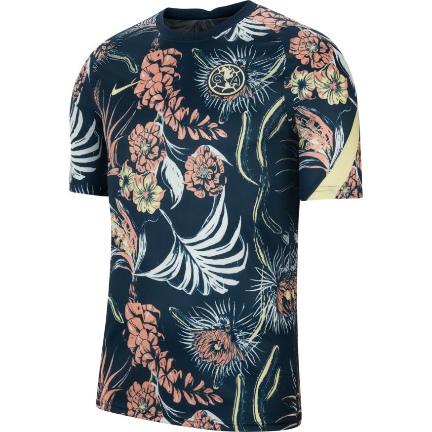 Club América Men Pre-Match Short-Sleeve Soccer Top product image 1, provided for visual reference and product detail review