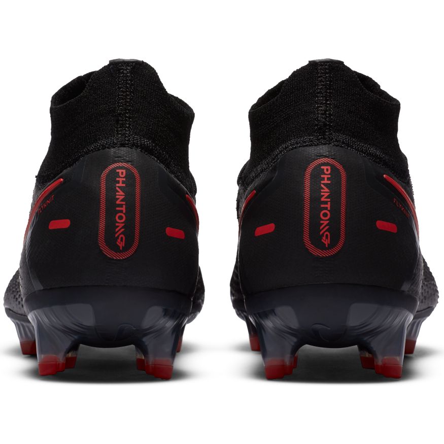 Nike Phantom GT Elite Dynamic Fit FG-BLACK/CHILE RED-DK SMOKE GREY product image 4, provided for visual reference and