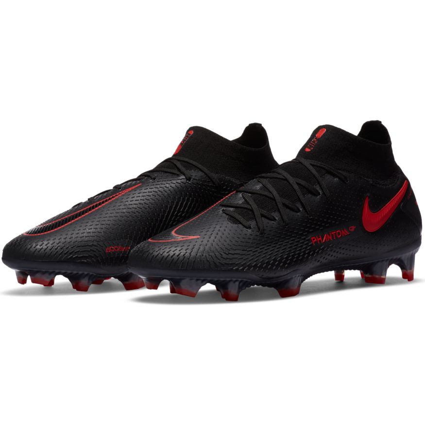 Nike Phantom GT Elite Dynamic Fit FG-BLACK/CHILE RED-DK SMOKE GREY product image 3, provided for visual reference and
