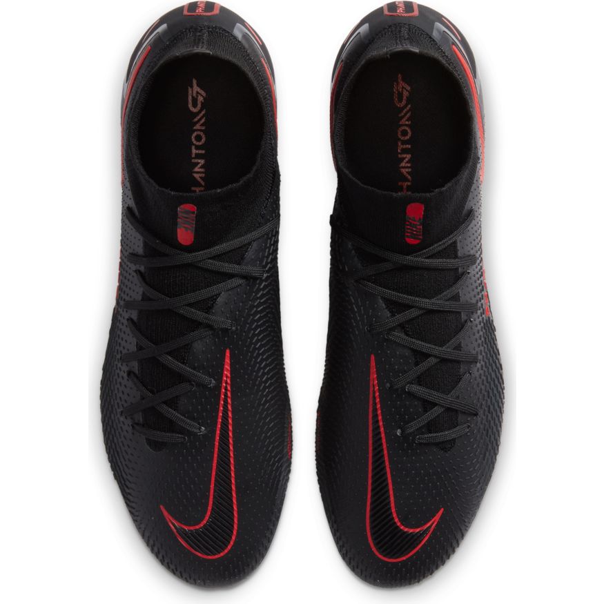 Nike Phantom GT Elite Dynamic Fit FG-BLACK/CHILE RED-DK SMOKE GREY product image 5, provided for visual reference and