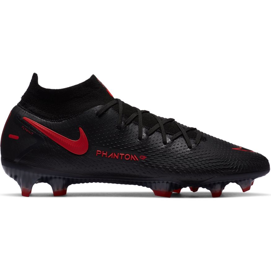 Nike Phantom GT Elite Dynamic Fit FG-BLACK/CHILE RED-DK SMOKE GREY product image 1, provided for visual reference and