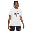Nike F.C. Men Joga TV Soccer T-Shirt-White product image 1, provided for visual reference and product detail review