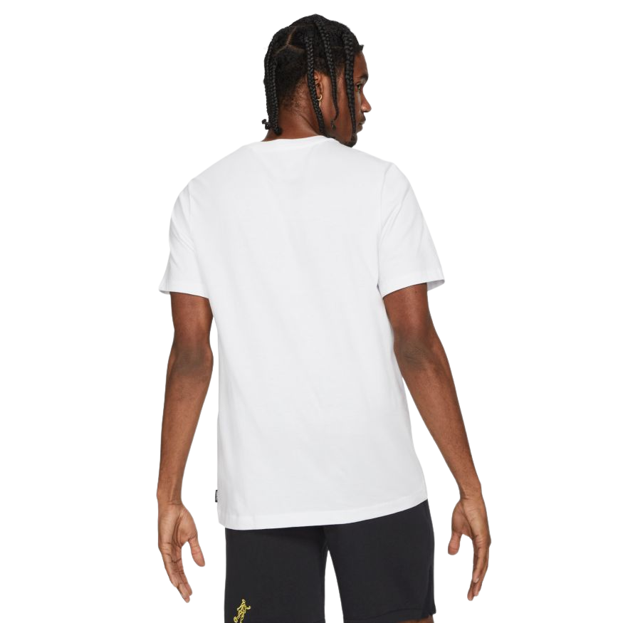 Nike F.C. Men Joga TV Soccer T-Shirt-White product image 2, provided for visual reference and product detail review