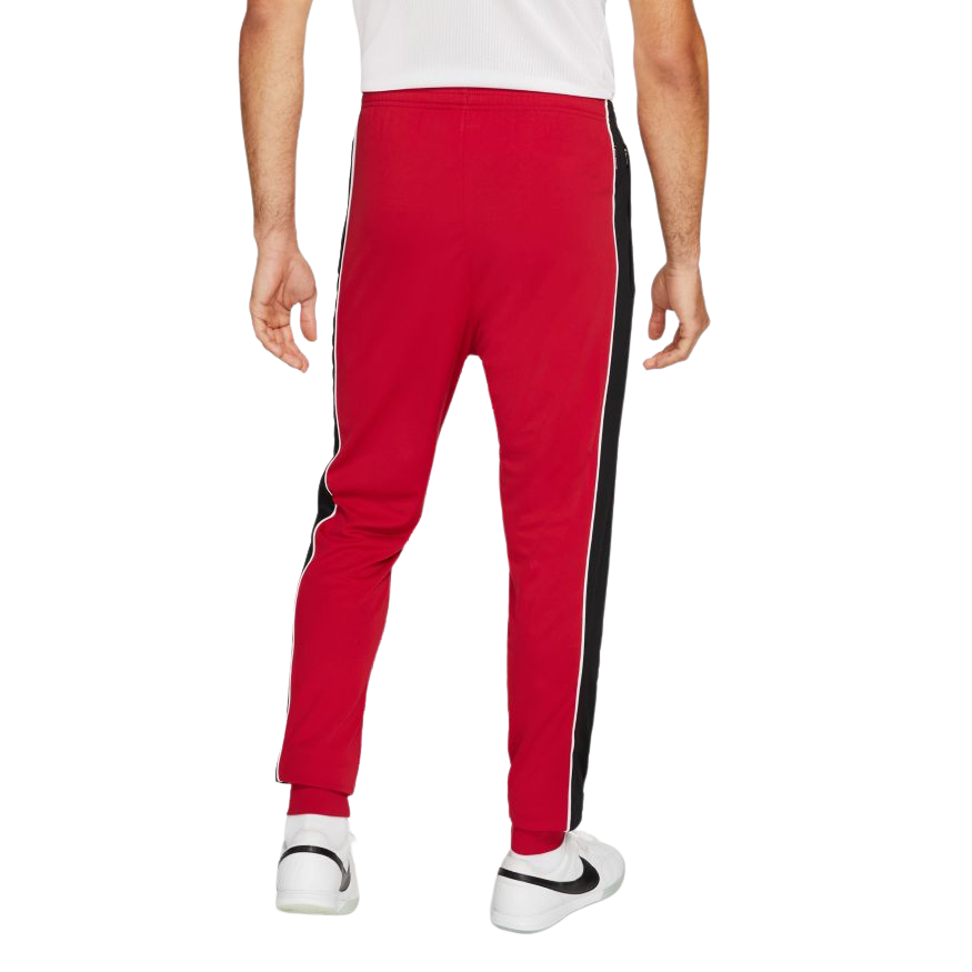Nike Dri-FIT Academy Men Knit Soccer Track Pants-RED/BLACK product image 2, provided for visual reference and product detail