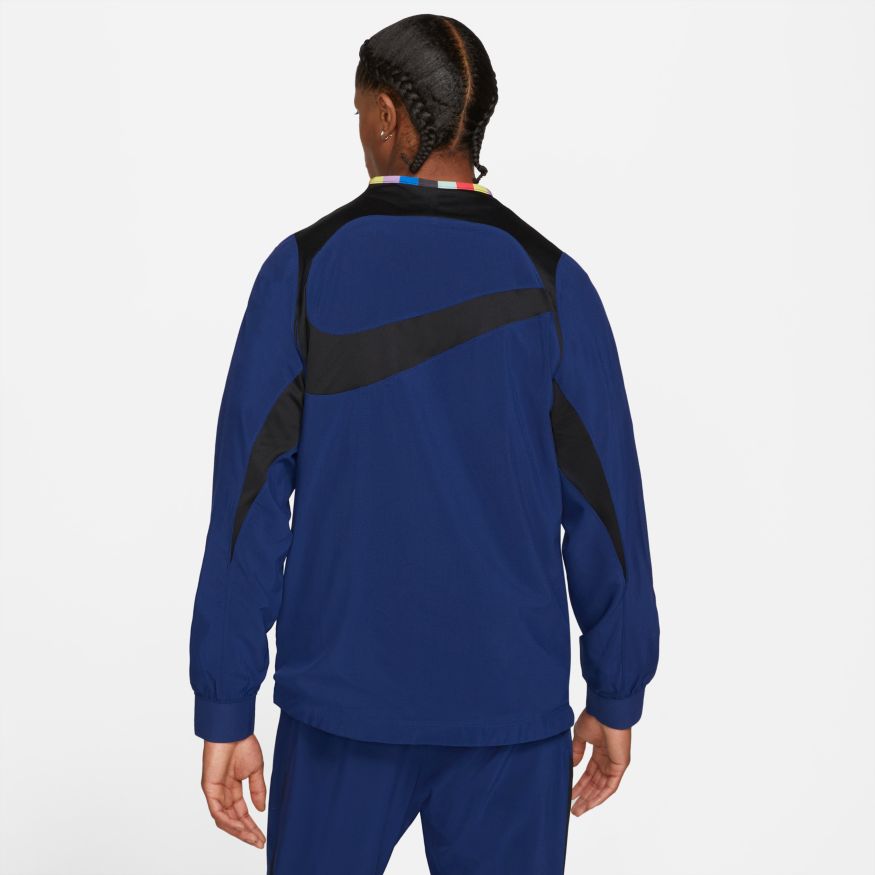 Nike F.C Joga Bontio Woven Jacket-Navy product image 2, provided for visual reference and product detail review