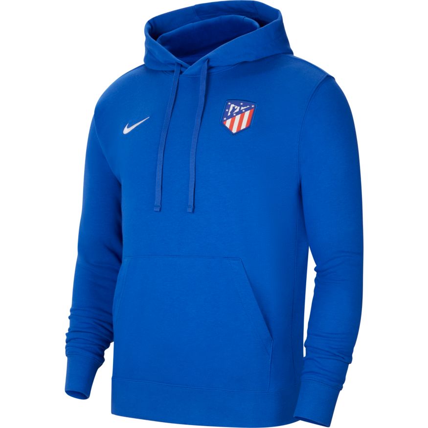 Nike Atlético de Madrid Men Club Fleece Soccer Hoodie product image 1, provided for visual reference and product detail