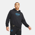 Nike Inter Milan Men Fleece Soccer Hoodie product image 1, provided for visual reference and product detail review