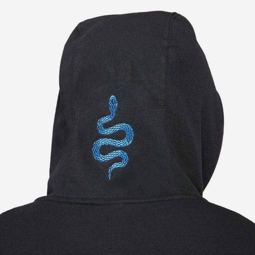 Nike Inter Milan Men Fleece Soccer Hoodie product image 3, provided for visual reference and product detail review