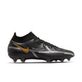 Nike Phantom GT2 Elite FG-BLACK/MTLC DARK GREY-METALLIC GOLD product image 1, provided for visual reference and product