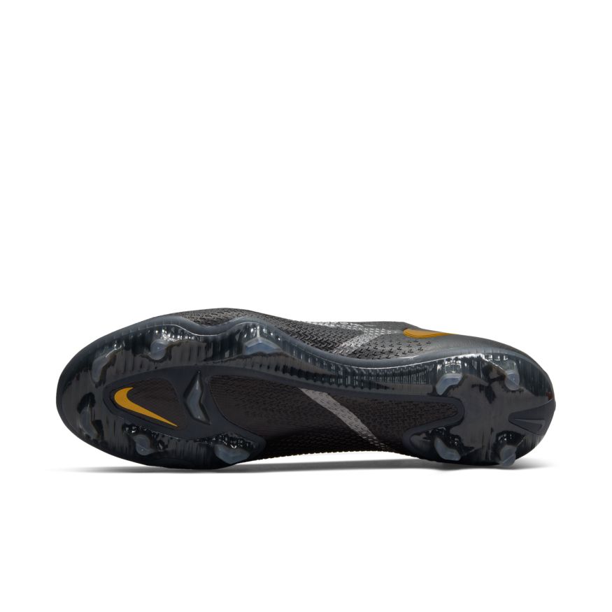 Nike Nike Phantom GT2 Elite FG-BLACK/BLACK/DARK GREY-METALLIC GOLD product image 4, provided for visual reference and