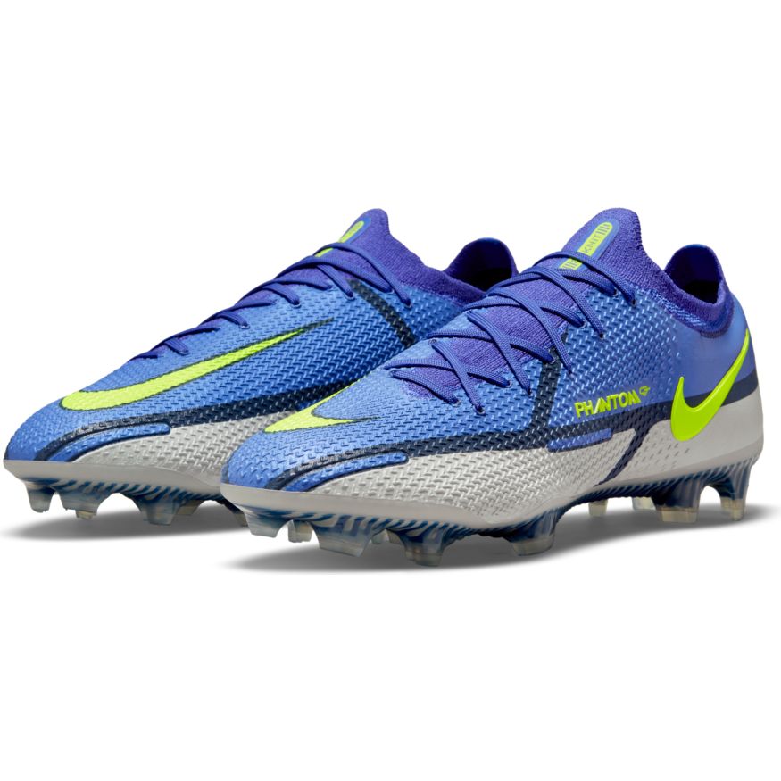 Nike Phantom GT2 Elite Low FG-SAPPHIRE/VOLT-GREY FOG-BLUE VOID product image 3, provided for visual reference and product