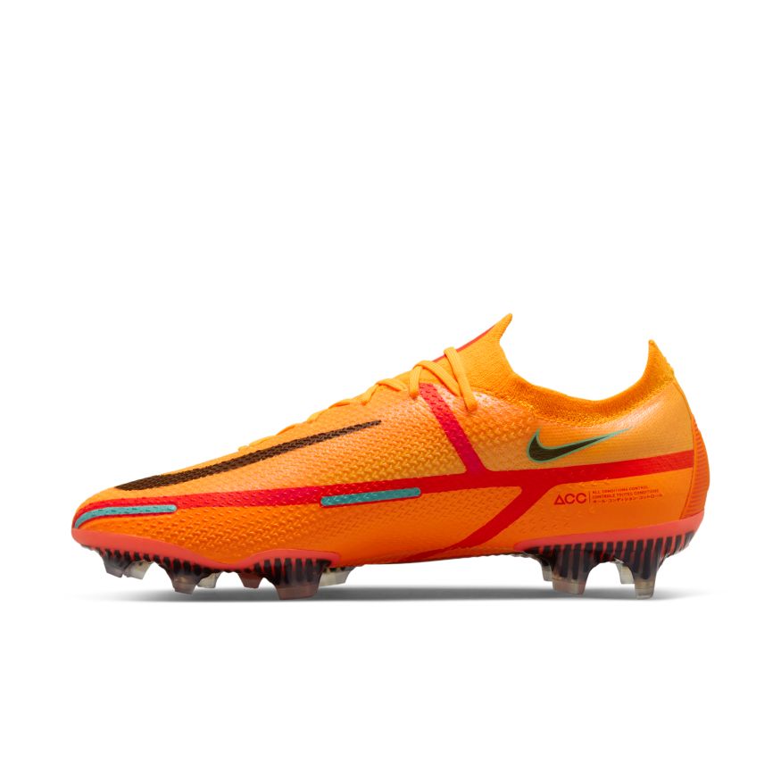 Nike Phantom GT2 Elite FG-LASER ORANGE/BLACK-TOTAL ORANGE product image 2, provided for visual reference and product detail