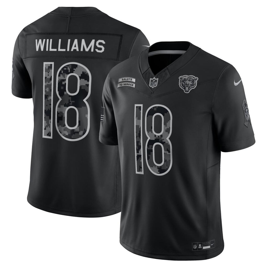 Caleb Williams Chicago Bears Nike Men 2026 Salute To Service Jersey product image 1, provided for visual reference and
